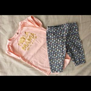 Baby Girls Capri Set